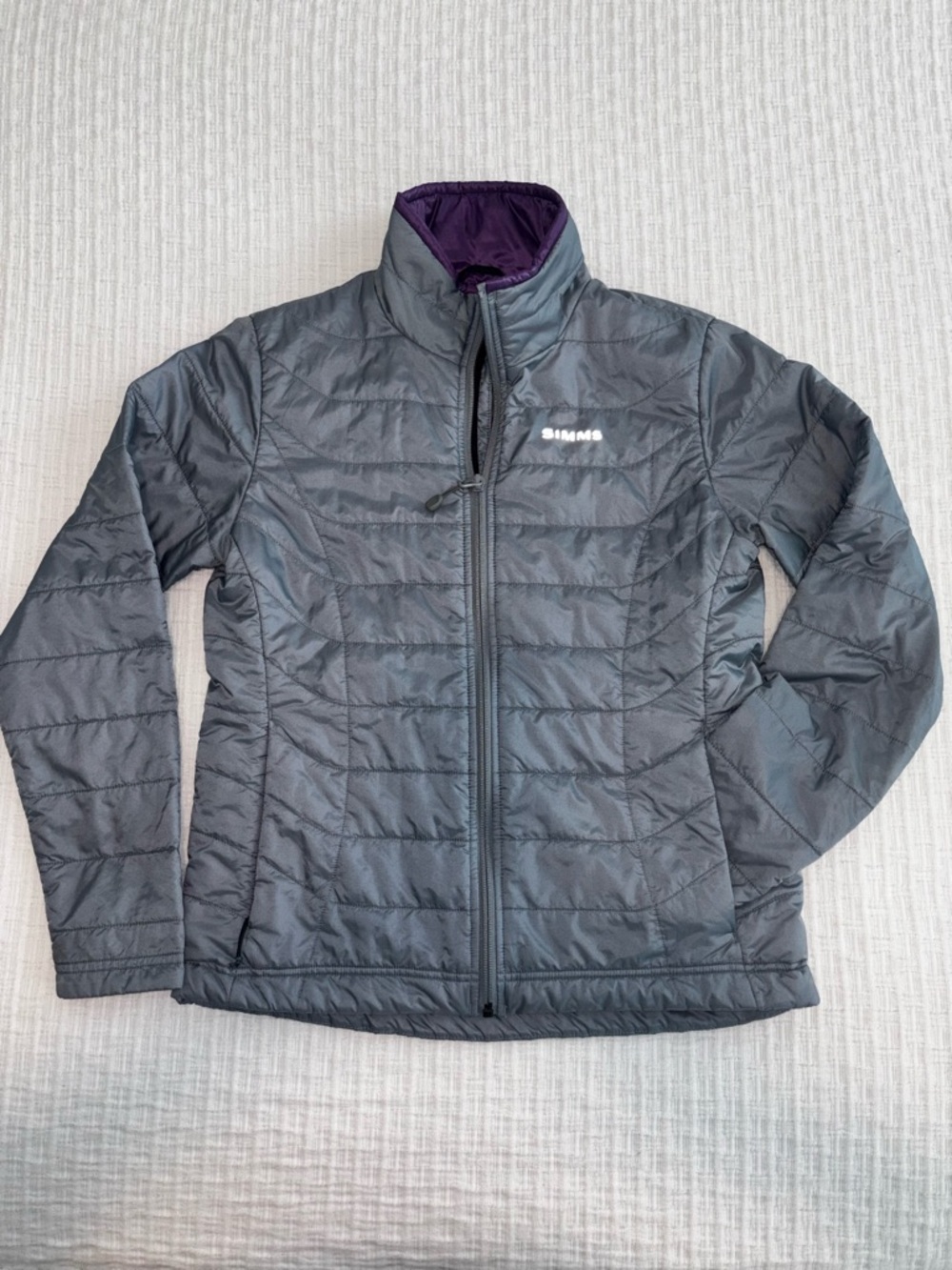 Simms Women's Fall Run Jacket Boulder
Gray Puffer PrimaLoft Fishing Small
